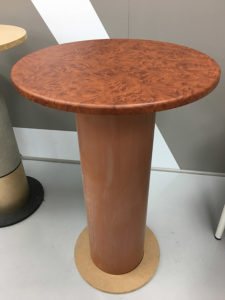Walnut wood effect - table